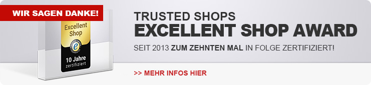 Trusted Shops - Excellent Shop Award