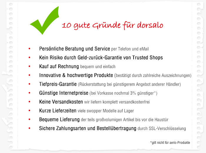 10 gute Gründe für dorsalo.de