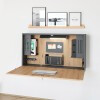 Hammerbacher Wandschreibtisch - Home Office, Studium & Hobby