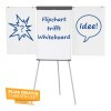 benergo Flipchart/Whiteboard inkl. integriertem Papierhalter und Zubehör