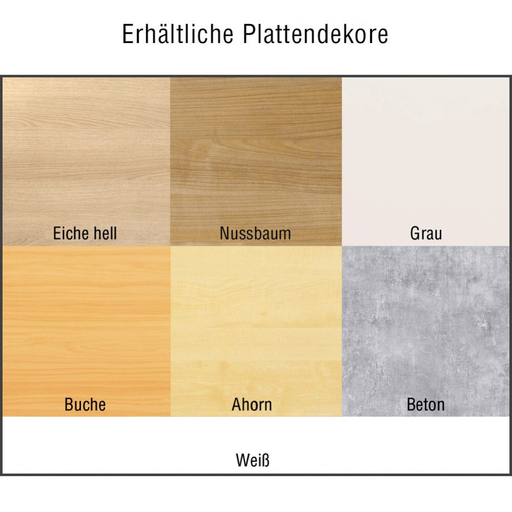 Hammerbacher Wellemobel Serie Z Hohenverstellbarer Schreibtisch Zs