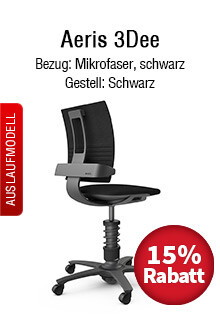 Aeris 3Dee mit Mikrofaser-Bezug im Abverkauf - 15% Rabatt auf UVP!