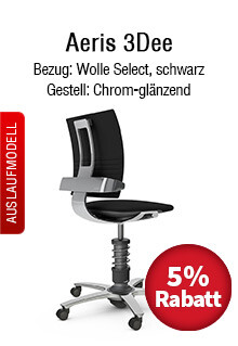 Aeris 3Dee mit Wolle Select und Chrom-Gestell im Sale