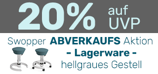 Aeris Swopper Lager-Abverkauf mit grauem Gestell