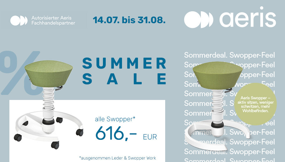 Der Aeris Summer Sale auch in 2025 wieder super Schnapper bei den Swoppern machen!