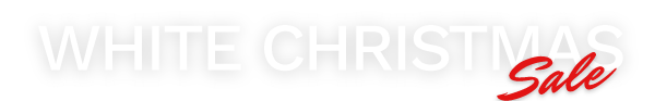 White Christmas Sale - Headline Logo