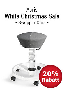 White Christmas Sale mit dem Aeris Swopper mit grauem Cura-Bezug