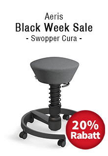 Black Week Sale mit dem Aeris Swopper mit grauem Cura-Bezug