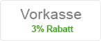 Bezahlen per Vorkasse und 5% Rabatt sichern