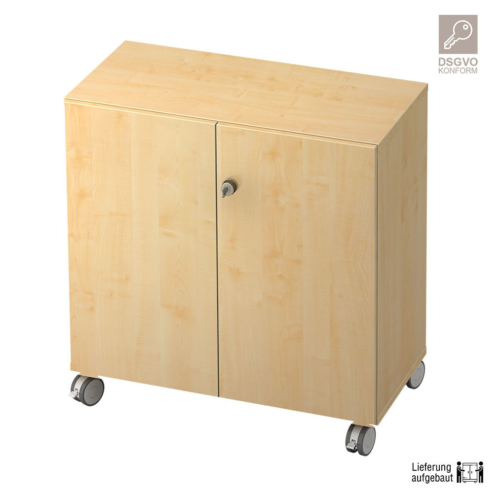 Hammerbacher Profi - Regal/Schrank mobil 2-3 OH - Breite 80 cm