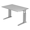 Hammerbacher Serie U ergonomischer Schreibtisch höhenverstellbar Hammerbacher Serie U ergonomischer Schreibtisch höhenverstellbar