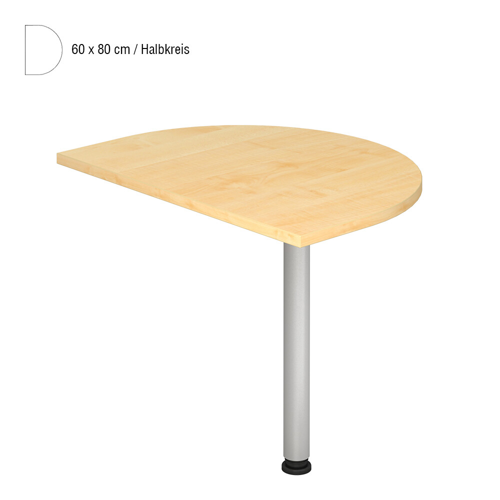 Hammerbacher Anbauplatten für Schreibtisch-Serie O