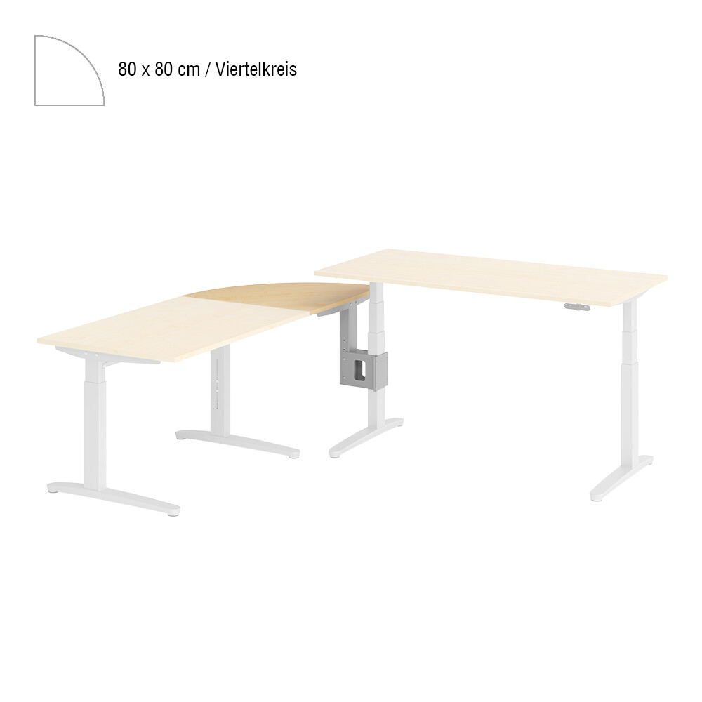 Hammerbacher Verkettungsplatten für Schreibtisch-Serie XBHM