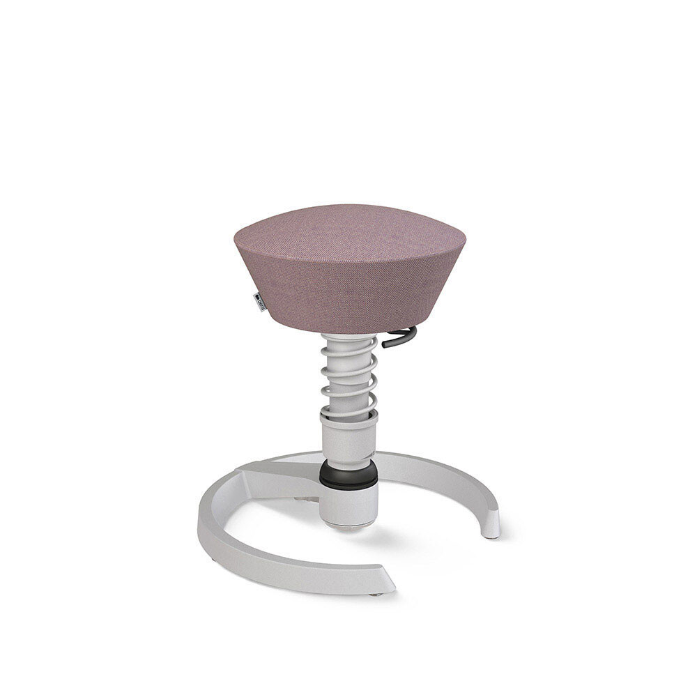 SALE: Aeris Swopper mit Gleitern | Wolle-meliert: Rosa-Violett | Feder: Low | Gestell: Hellgrau-metallic - Auslaufartikel