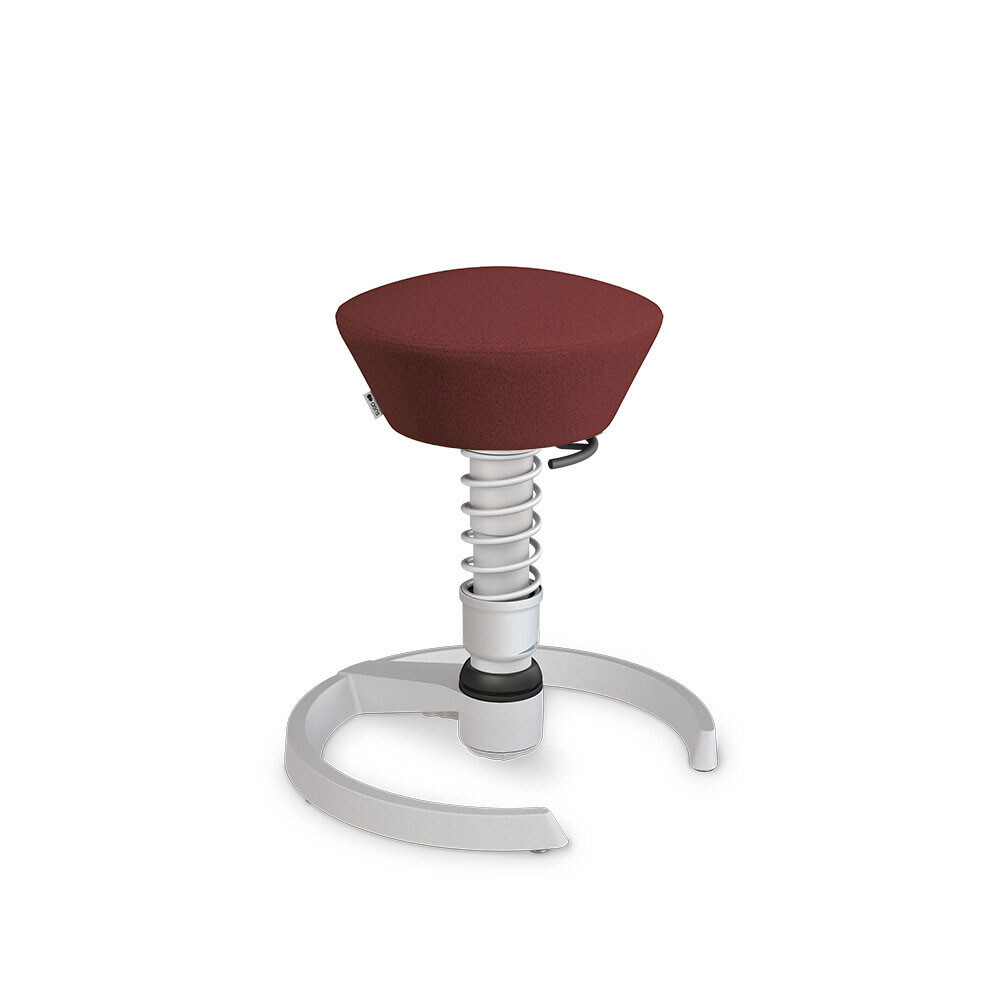 SALE: Aeris Swopper mit Gleitern | Cura: Rot meliert | Feder: Standard | Gestell: Hellgrau-metallic - Auslaufartikel