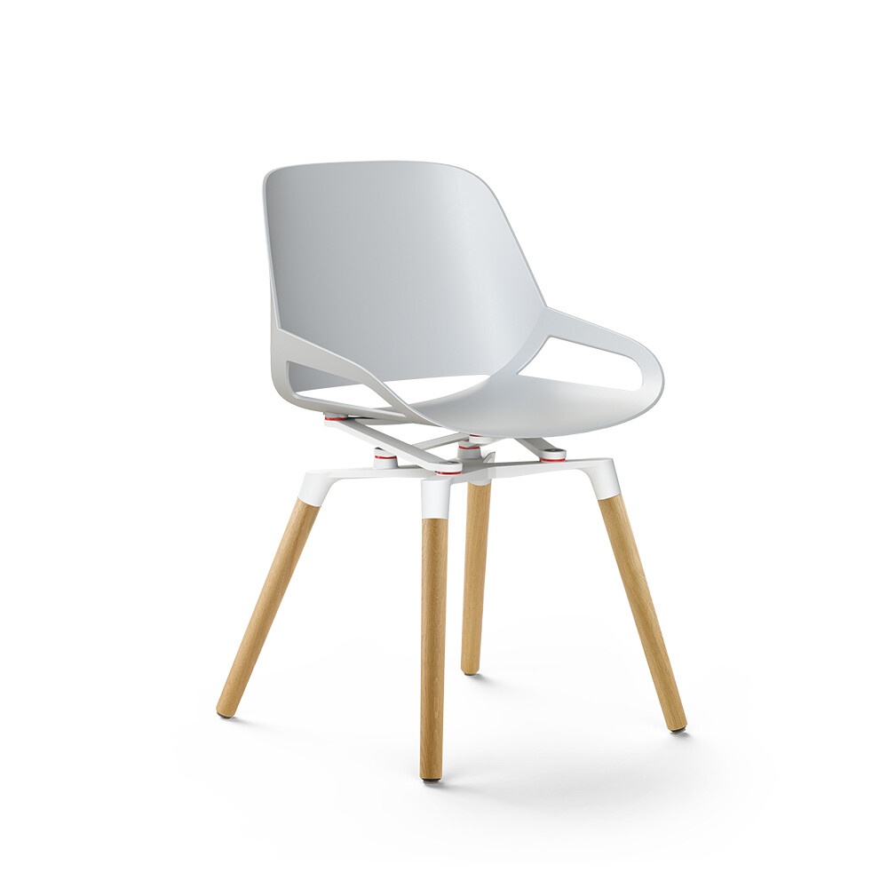 Aeris Numo mit Holzbeinen - ergonomischer Objektstuhl - Auslaufartikel